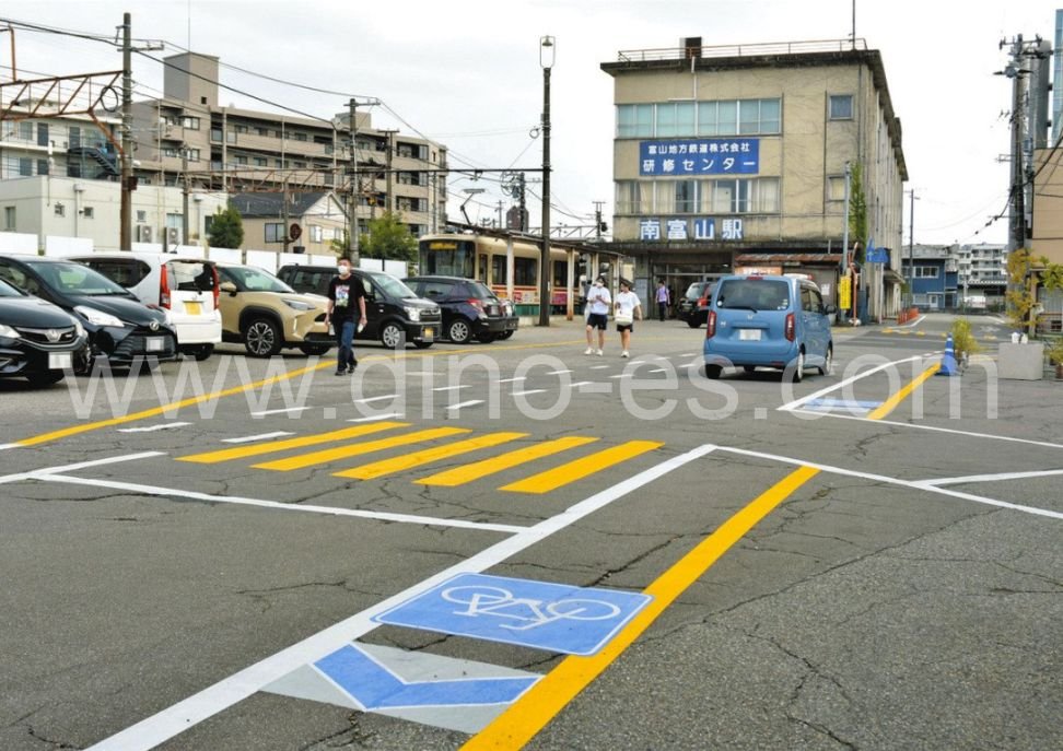 大町(富山)メンズエステの駅前の写真です。picture of Ōmachi station where to find spa and massage salons
