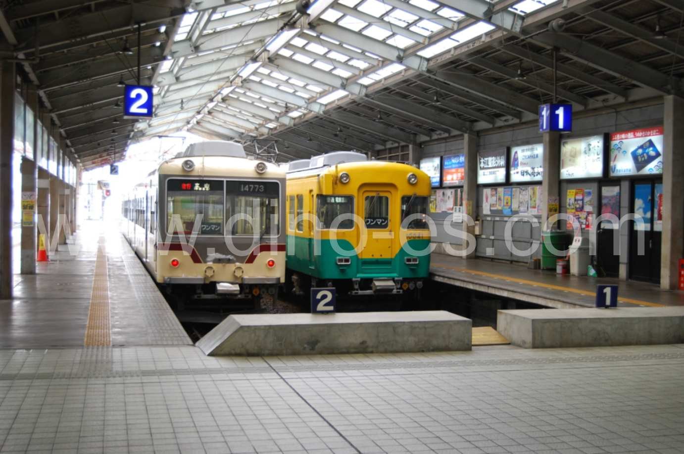 電鉄富山メンズエステの駅前の写真です。picture of Dentetsu Toyama station where to find spa and massage salons