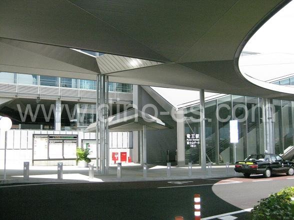 竜王メンズエステの駅前の写真です。picture of Ryūō station where to find spa and massage salons