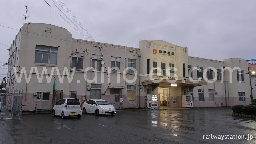 南甲府メンズエステの駅前の写真です。picture of Minami-Kōfu station where to find spa and massage salons