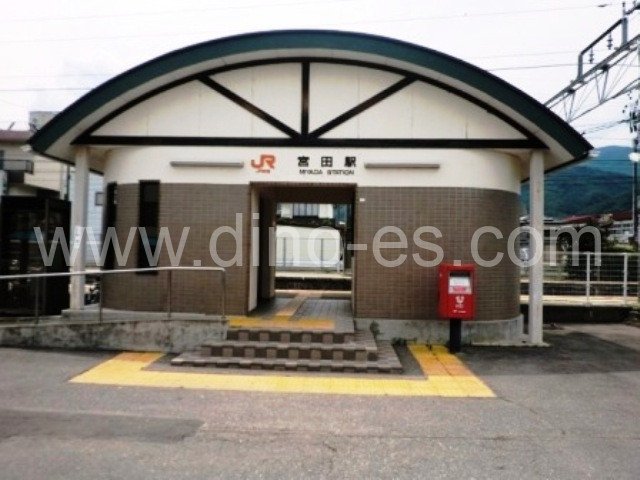 宮田メンズエステの駅前の写真です。picture of Miyada station where to find spa and massage salons