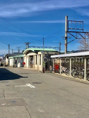 北殿メンズエステの駅前の写真です。picture of Kitatono station where to find spa and massage salons