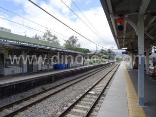 富士見メンズエステの駅前の写真です。picture of Fujimi station where to find spa and massage salons