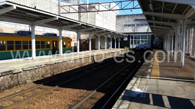 上市メンズエステの駅前の写真です。picture of Kamiichi station where to find spa and massage salons