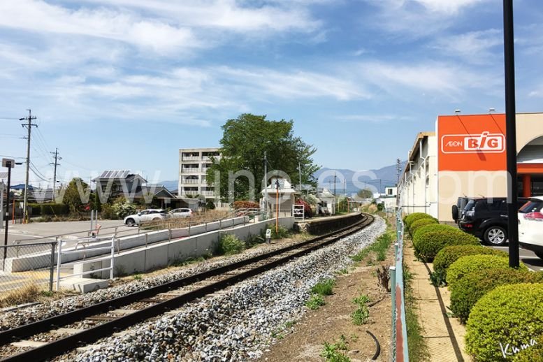 北中込メンズエステの駅前の写真です。picture of Kita-Nakagomi station where to find spa and massage salons