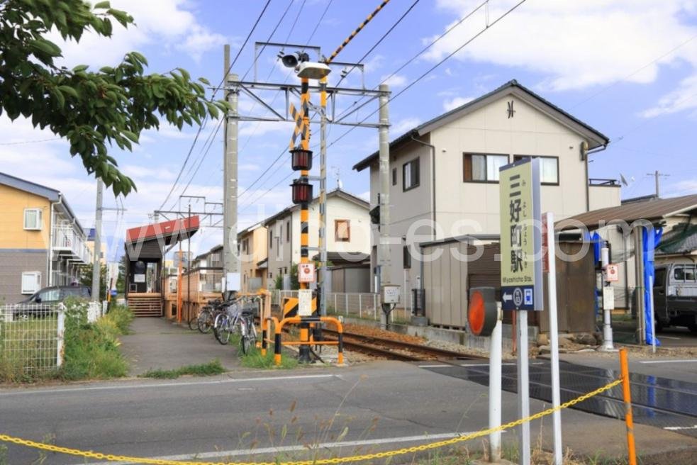 三好町メンズエステの駅前の写真です。picture of Miyoshichō station where to find spa and massage salons