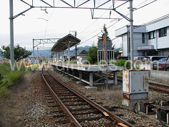 上田原メンズエステの駅前の写真です。picture of Uedahara station where to find spa and massage salons