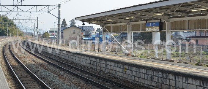 三才メンズエステの駅前の写真です。picture of Sansai station where to find spa and massage salons