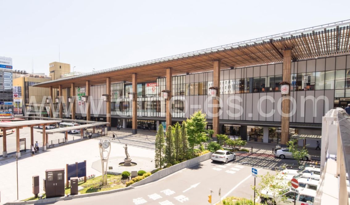 長野メンズエステの駅前の写真です。picture of Nagano station where to find spa and massage salons