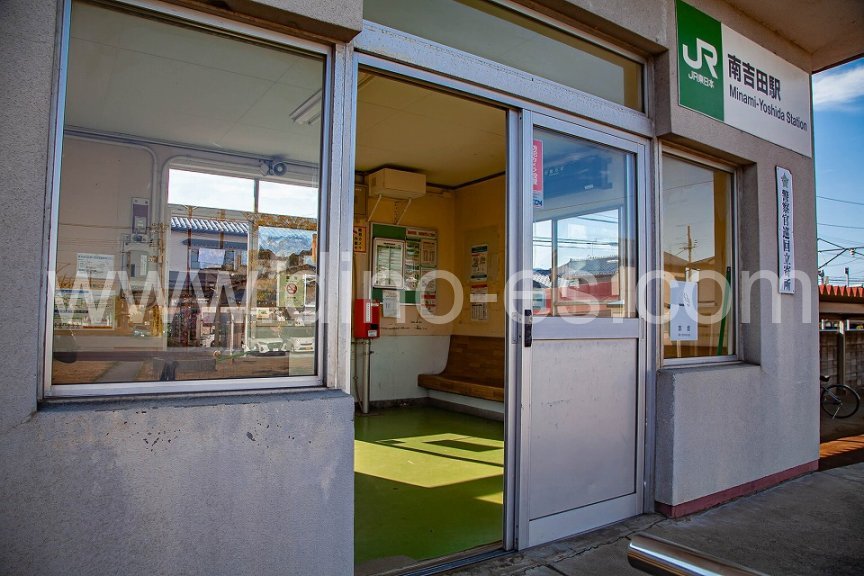 南吉田メンズエステの駅前の写真です。picture of Minami-Yoshida station where to find spa and massage salons