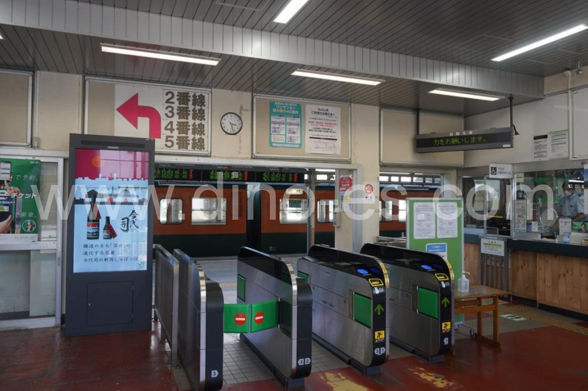 吉田(新潟)メンズエステの駅前の写真です。picture of Yoshida station where to find spa and massage salons