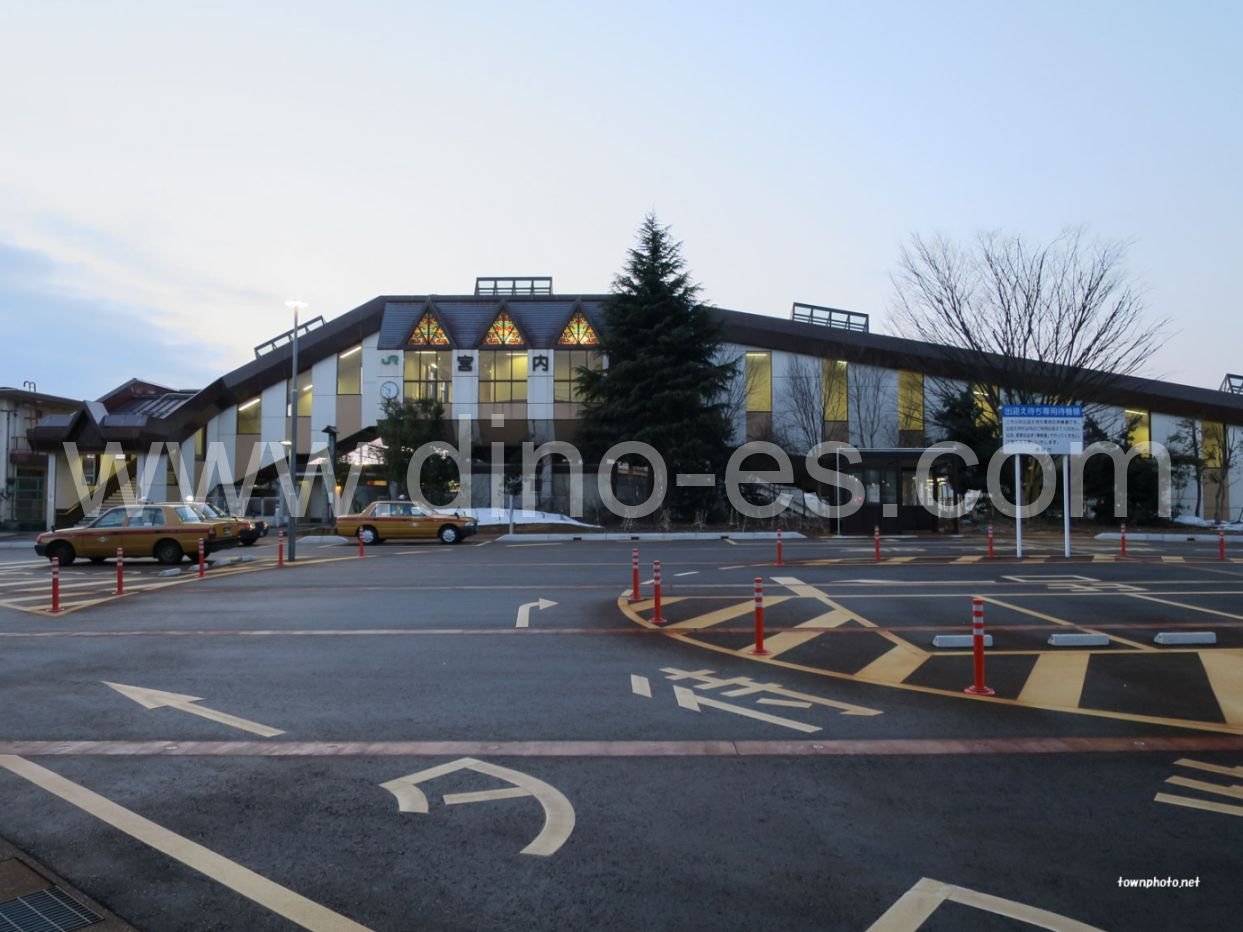 宮内(新潟)メンズエステの駅前の写真です。picture of Miyauchi station where to find spa and massage salons