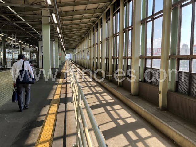 長岡メンズエステの駅前の写真です。picture of Nagaoka station where to find spa and massage salons