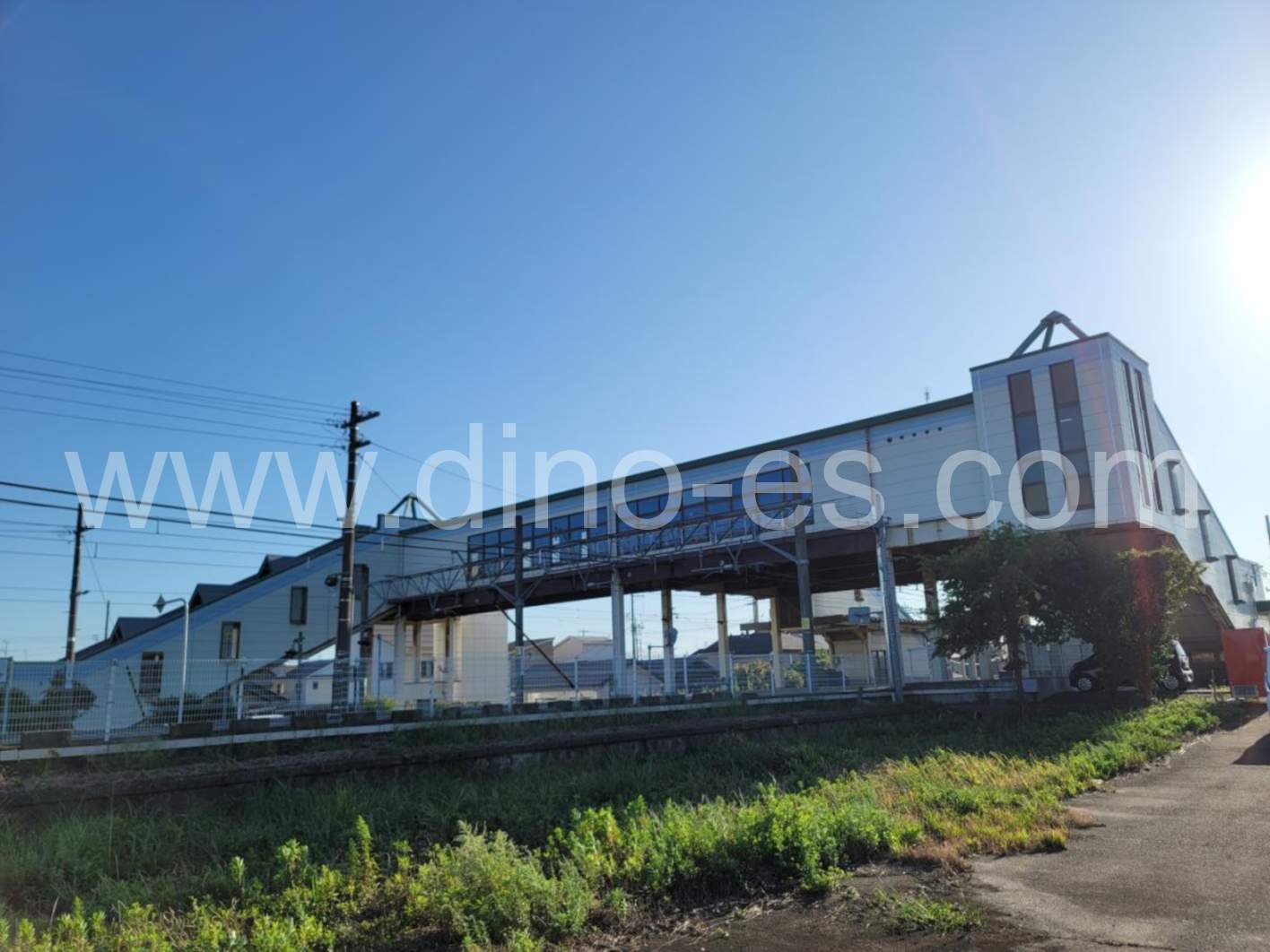 新崎メンズエステの駅前の写真です。picture of Niizaki station where to find spa and massage salons