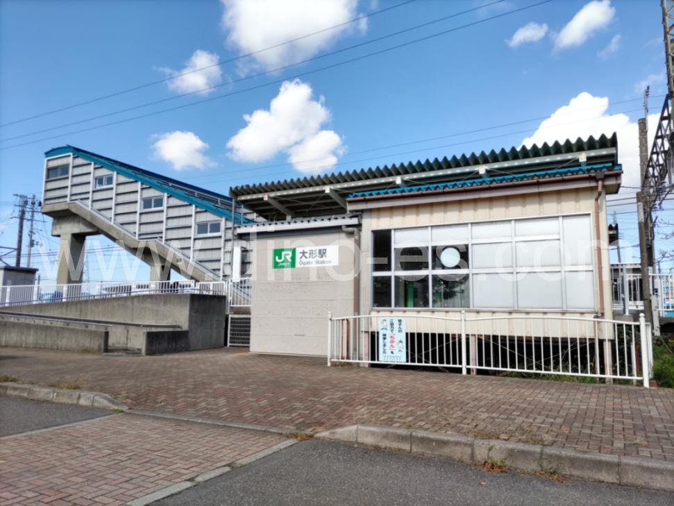 大形メンズエステの駅前の写真です。picture of Ōgata station where to find spa and massage salons