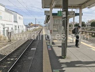 鏡石メンズエステの駅前の写真です。picture of Kagamiishi station where to find spa and massage salons