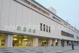 新白河メンズエステの駅前の写真です。picture of Shin-Shirakawa station where to find spa and massage salons