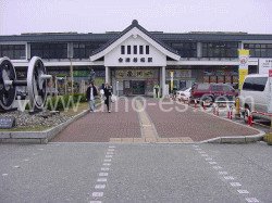 会津若松メンズエステの駅前の写真です。picture of Aizu-Wakamatsu station where to find spa and massage salons