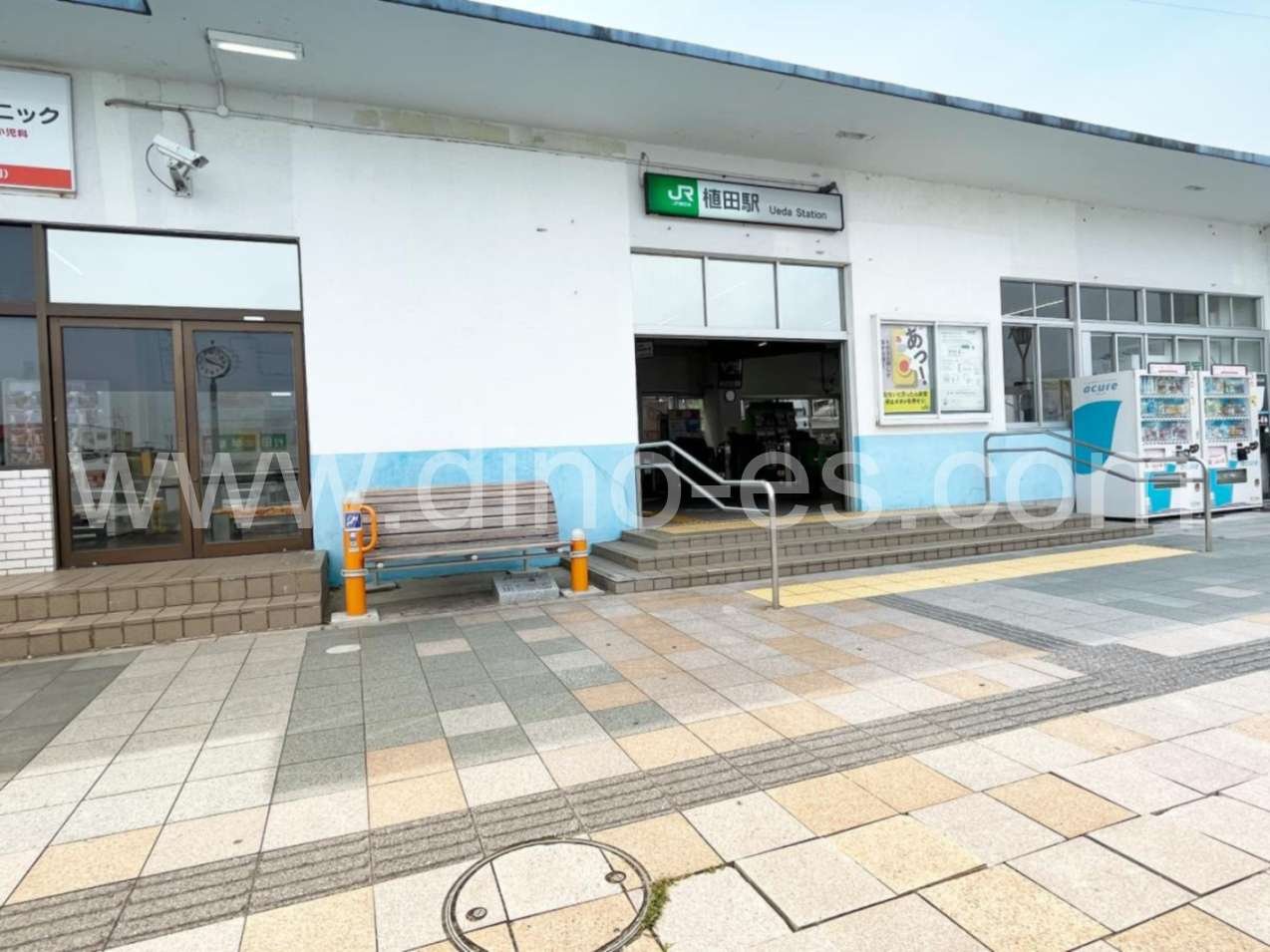 植田(福島)メンズエステの駅前の写真です。picture of Ueda station where to find spa and massage salons