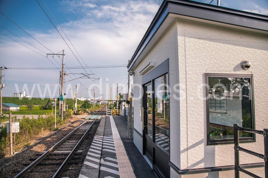 姥堂メンズエステの駅前の写真です。picture of Ubadō station where to find spa and massage salons