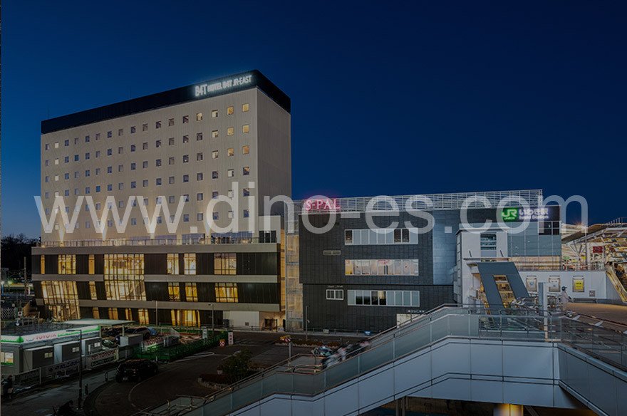 いわきメンズエステの駅前の写真です。picture of Iwaki station where to find spa and massage salons