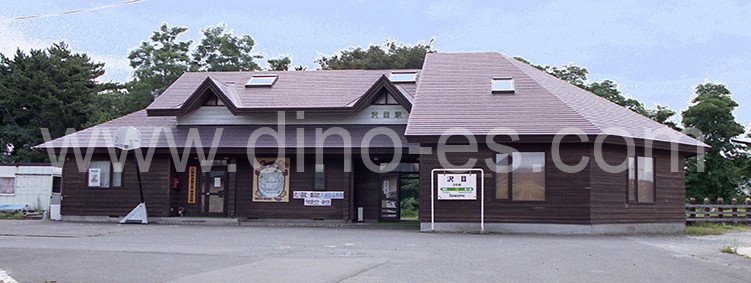 沢目メンズエステの駅前の写真です。picture of Sawame station where to find spa and massage salons