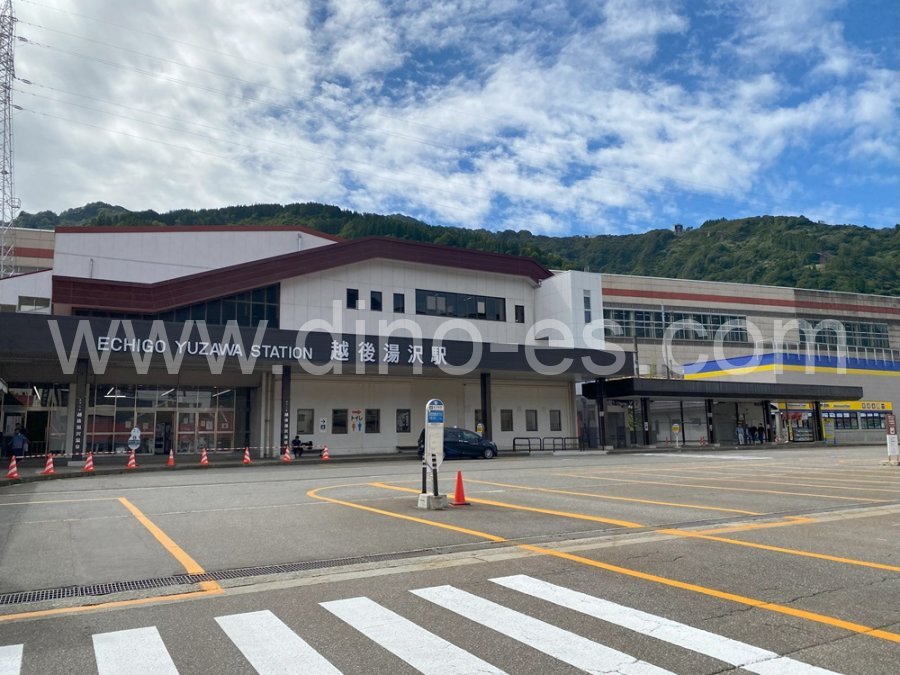 湯沢メンズエステの駅前の写真です。picture of Yuzawa station where to find spa and massage salons
