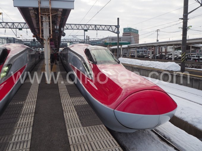 大曲(秋田)メンズエステの駅前の写真です。picture of Ōmagari station where to find spa and massage salons