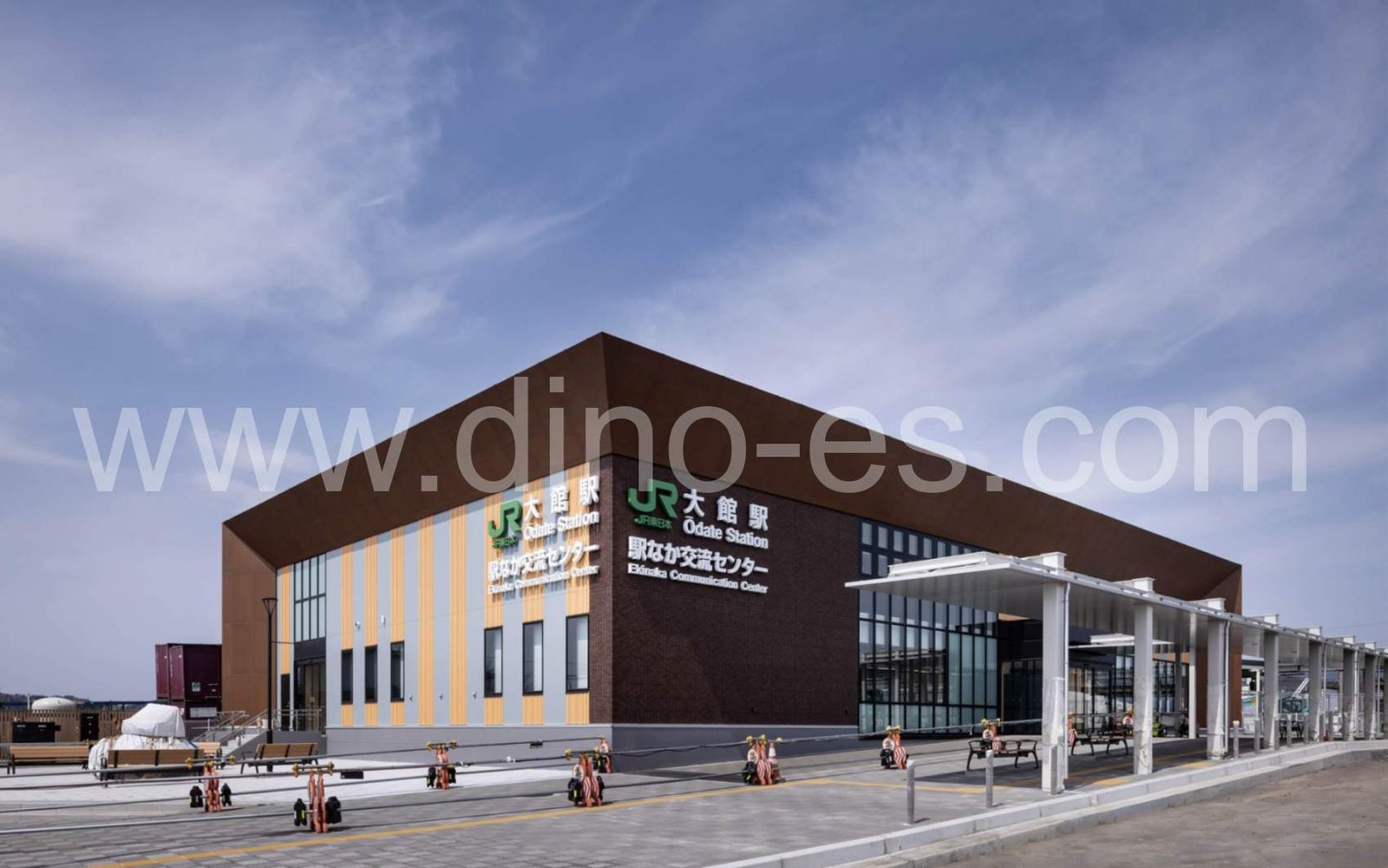 大館メンズエステの駅前の写真です。picture of Ōdate station where to find spa and massage salons