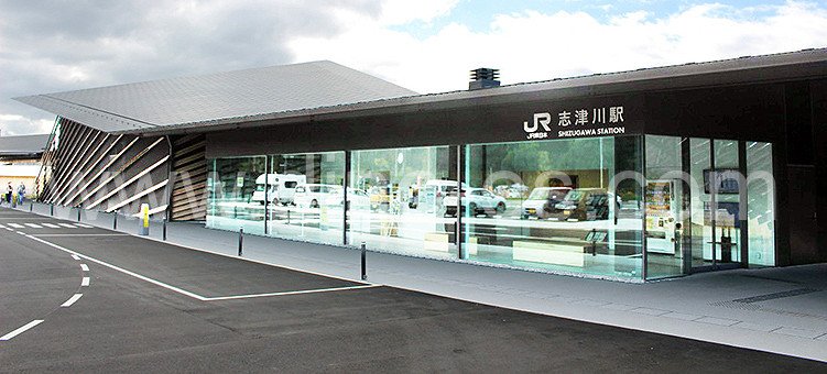 志津川メンズエステの駅前の写真です。picture of Shizugawa station where to find spa and massage salons