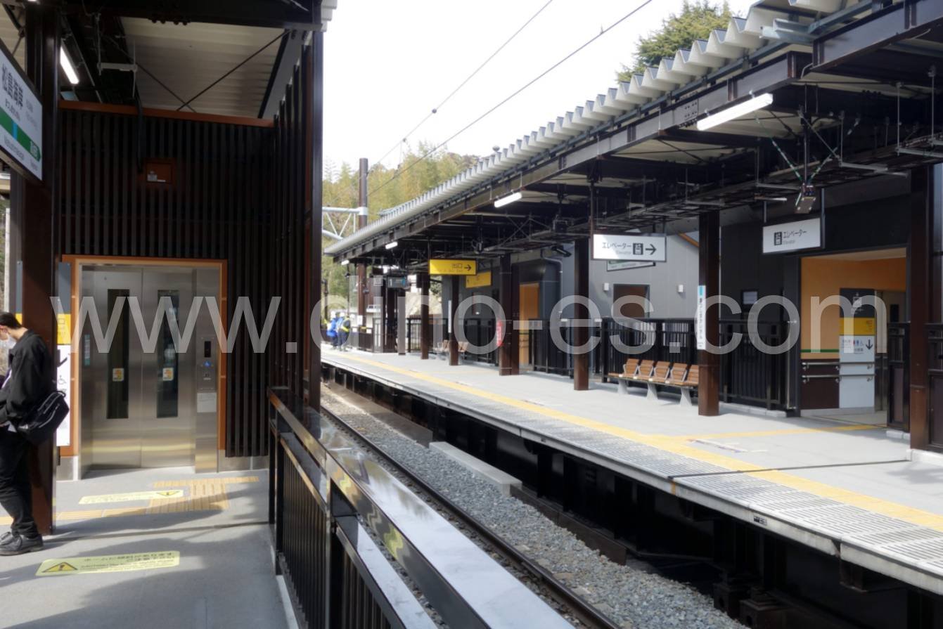 松島メンズエステの駅前の写真です。picture of Matsushima station where to find spa and massage salons