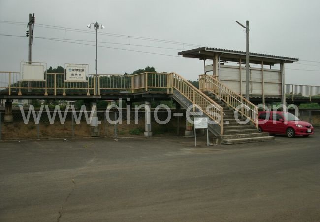 南角田メンズエステの駅前の写真です。picture of Minami-Kakuda station where to find spa and massage salons