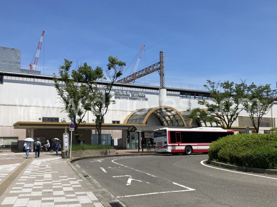 古川メンズエステの駅前の写真です。picture of Furukawa station where to find spa and massage salons