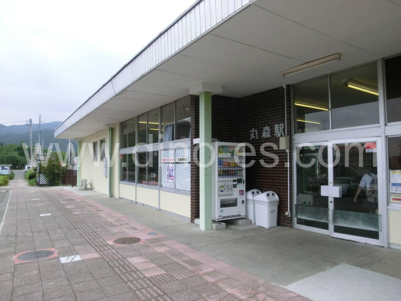 丸森メンズエステの駅前の写真です。picture of Marumori station where to find spa and massage salons