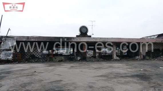 陸中山田メンズエステの駅前の写真です。picture of Rikuchū-Yamada station where to find spa and massage salons