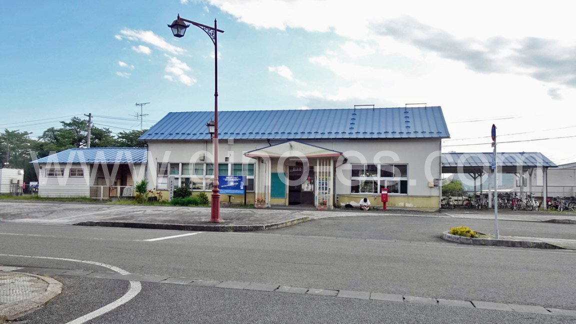土沢メンズエステの駅前の写真です。picture of Tsuchizawa station where to find spa and massage salons