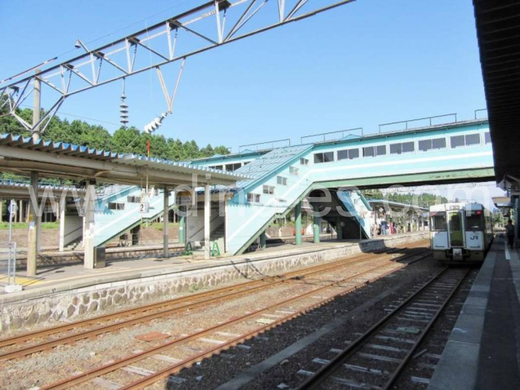 野辺地メンズエステの駅前の写真です。picture of Noheji station where to find spa and massage salons