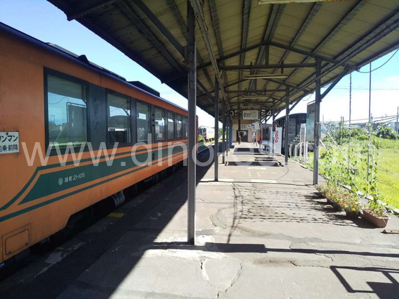 津軽五所川原メンズエステの駅前の写真です。picture of Tsugaru-Goshogawara station where to find spa and massage salons