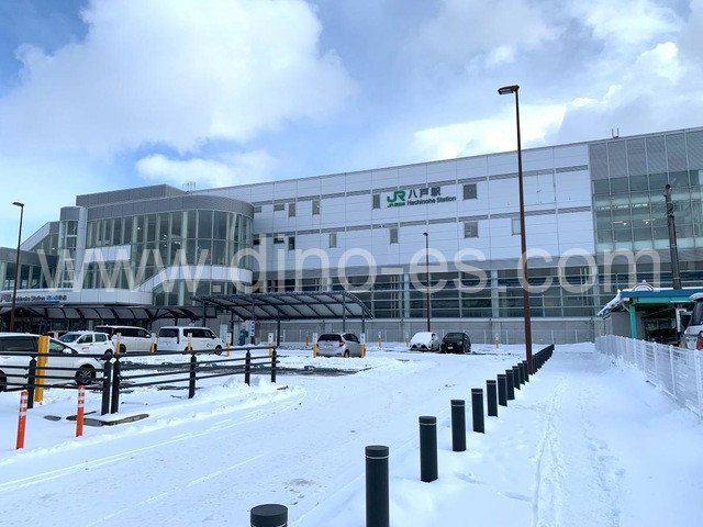 八戸メンズエステの駅前の写真です。picture of Hachinohe station where to find spa and massage salons