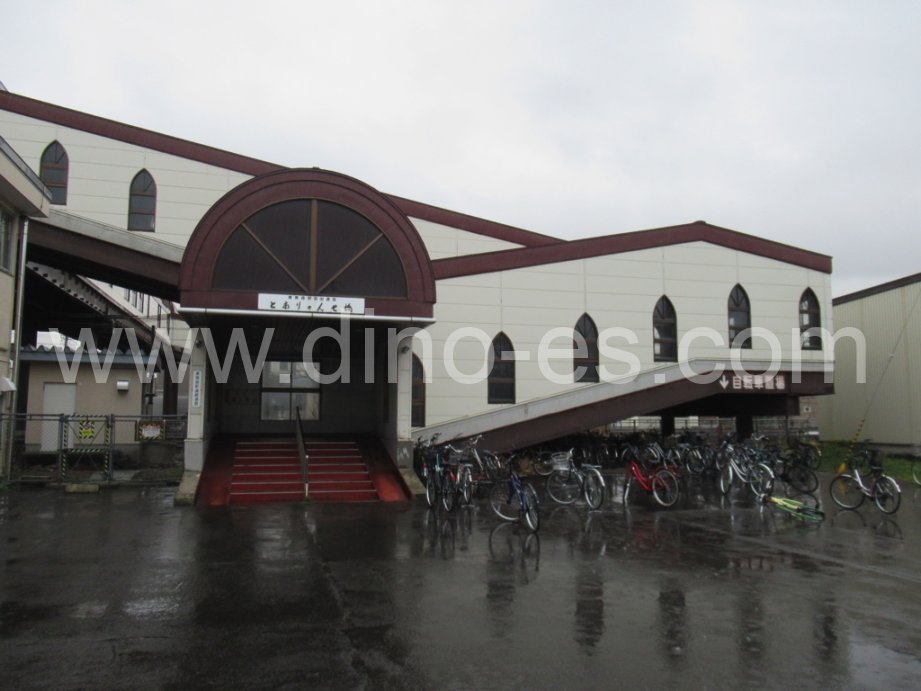 東青森メンズエステの駅前の写真です。picture of Higashi-Aomori station where to find spa and massage salons