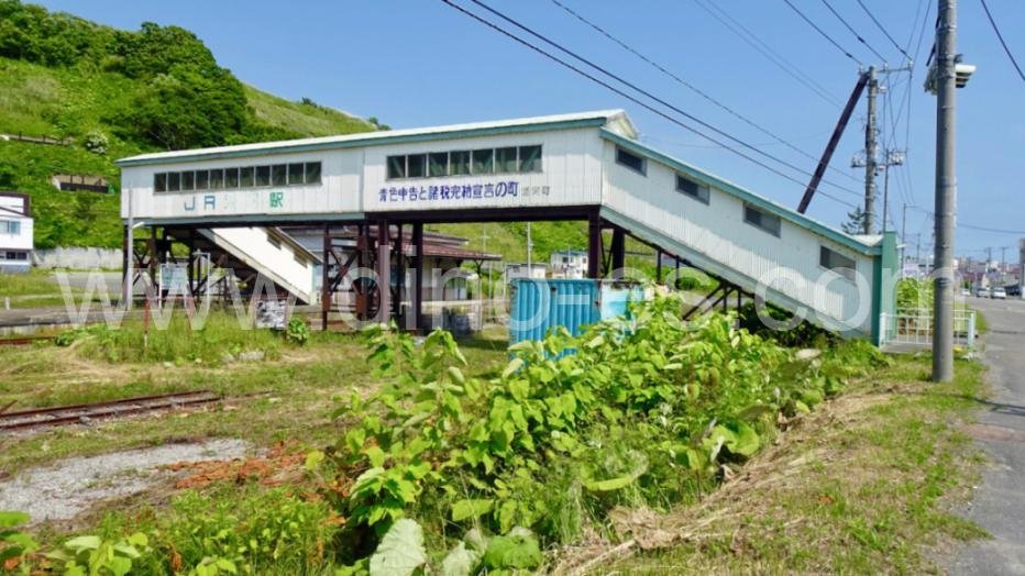 浦河メンズエステの駅前の写真です。picture of Urakawa station where to find spa and massage salons