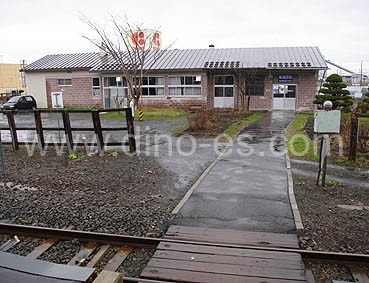 東釧路メンズエステの駅前の写真です。picture of Higashi-Kushiro station where to find spa and massage salons