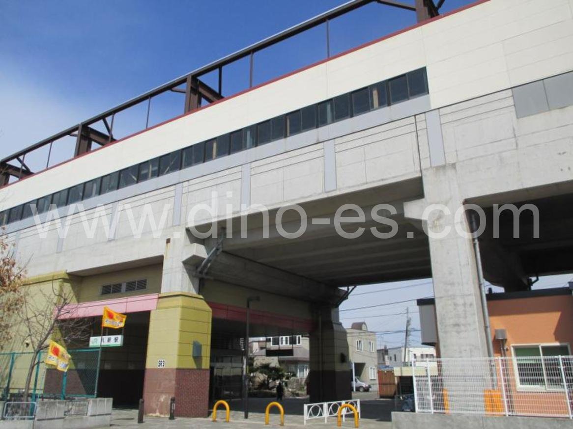 八軒メンズエステの駅前の写真です。picture of Hachiken station where to find spa and massage salons