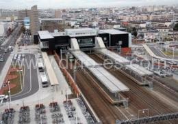 白石メンズエステの駅前の写真です。picture of Shiroishi station where to find spa and massage salons