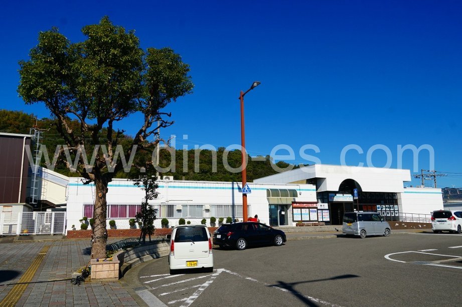御坊メンズエステの駅前の写真です。picture of Gobō station where to find spa and massage salons