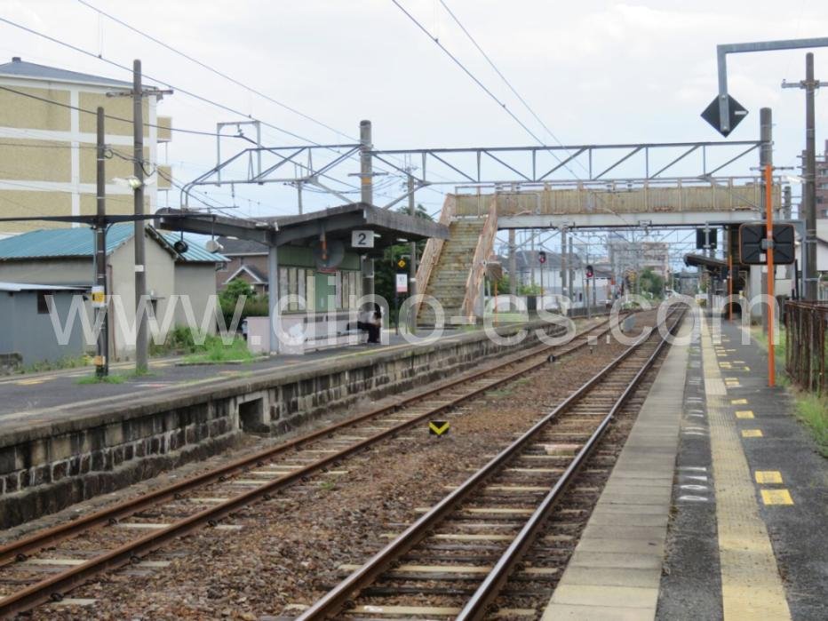 香芝メンズエステの駅前の写真です。picture of Kashiba station where to find spa and massage salons