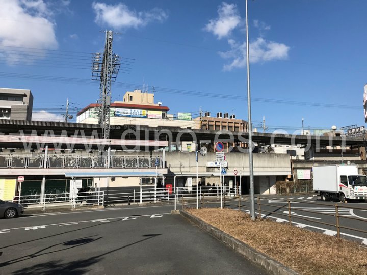 富雄メンズエステの駅前の写真です。picture of Tomio station where to find spa and massage salons