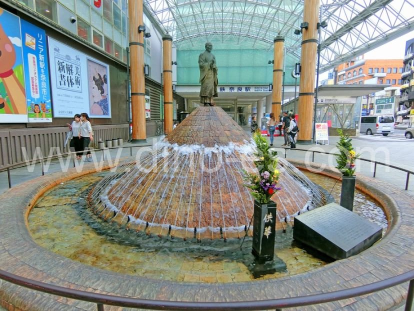 奈良メンズエステの駅前の写真です。picture of Nara station where to find spa and massage salons