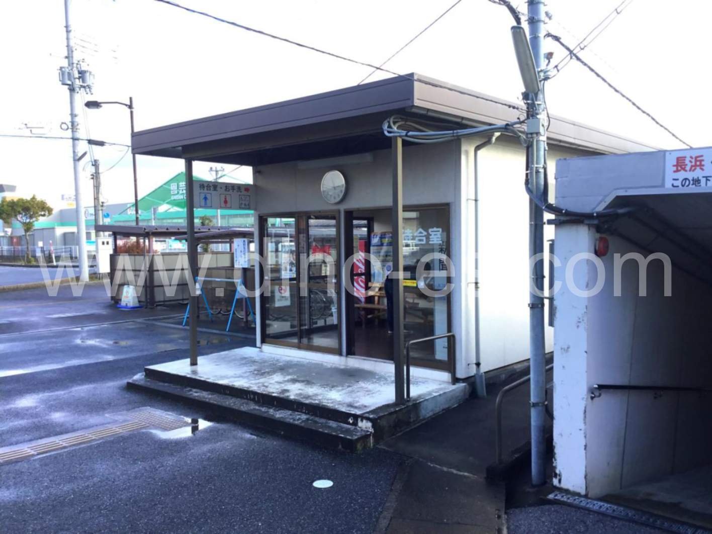 坂田メンズエステの駅前の写真です。picture of Sakata station where to find spa and massage salons