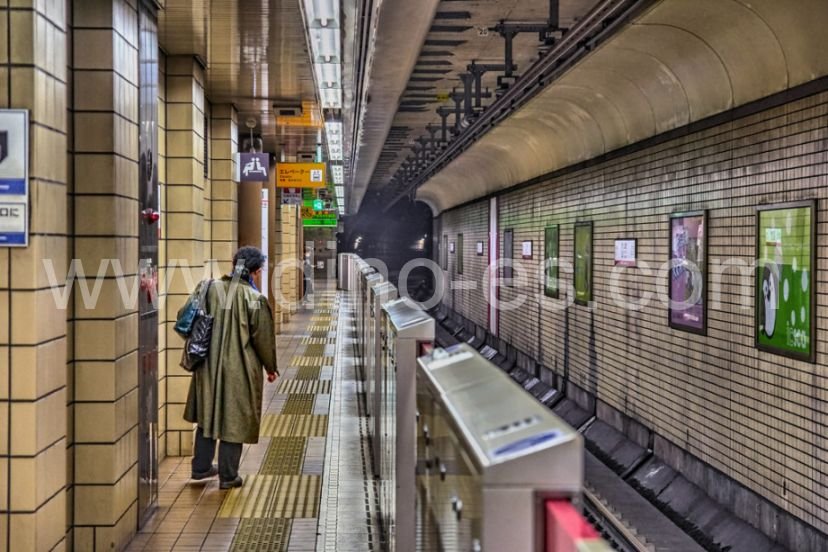 広瀬通メンズエステの駅前の写真です。picture of Hirose-dōri station where to find spa and massage salons